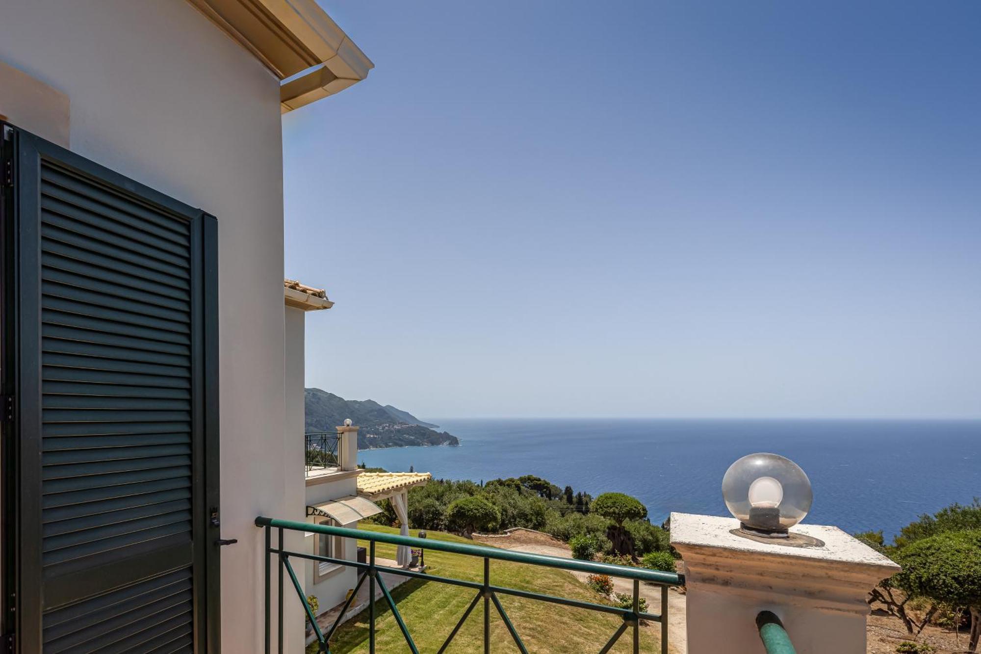Villa Vardia-Amazing Seaviews With Heated Pool Sinarádes Extérieur photo